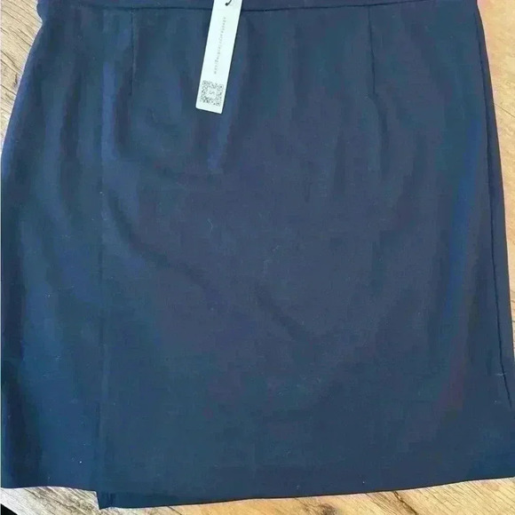 SANCTUARY Faux Wrap Mini Skirt ~ Large ~Navy ~ NWT! - Picture 3 of 4